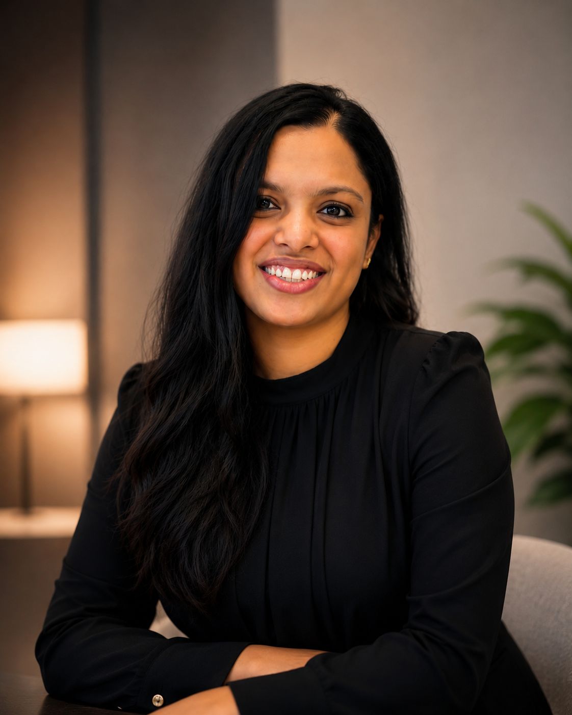 Professional portrait of Anisha Jubitha